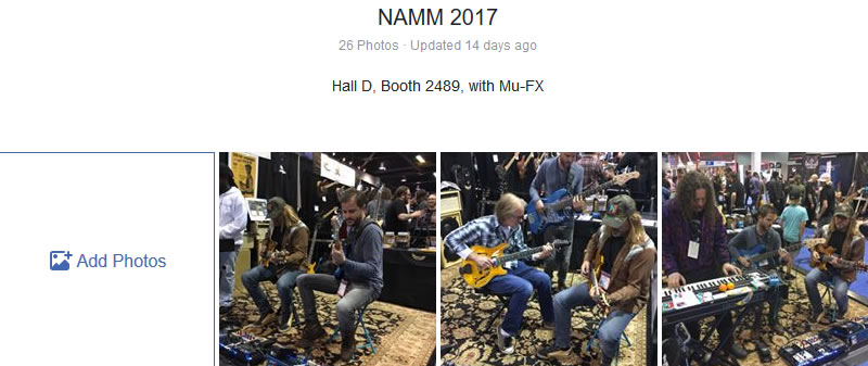 NAMM 2017 Facebook Gallery